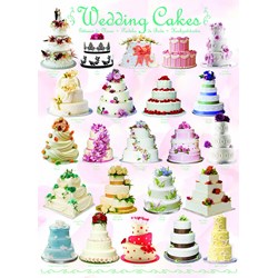 Eurographics (6000-0434) - "Wedding Cakes" - 1000 pieces puzzle