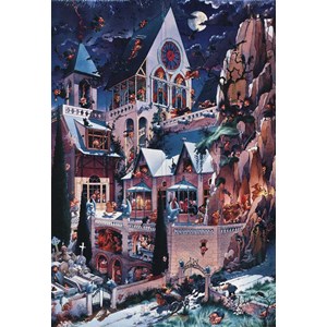 Heye (26127) - Jean-Jacques Loup: "Castle of Horror" - 2000 pieces puzzle
