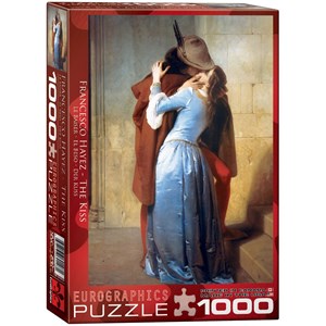 Eurographics (6000-0148) - Francesco Hayez: "The Kiss" - 1000 pieces puzzle