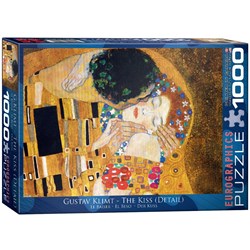 Eurographics (6000-0142) - Gustav Klimt: "The Kiss (Detail)" - 1000 pieces puzzle