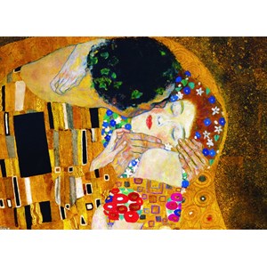Eurographics (6000-0142) - Gustav Klimt: "The Kiss (Detail)" - 1000 pieces puzzle