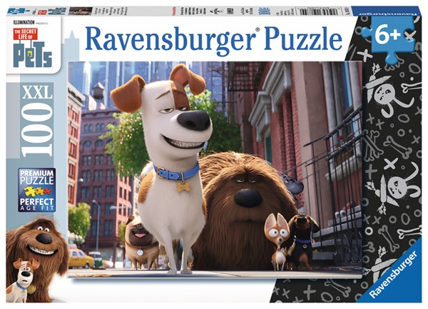 Ravensburger (10874) - "Secret Life of Pets" - 100 pieces puzzle