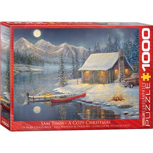 Eurographics (6000-0608) - Sam Timm: "Cozy Christmas" - 1000 pieces puzzle