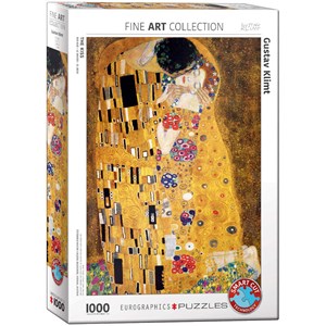 Eurographics (6000-4365) - Gustav Klimt: "The Kiss" - 1000 pieces puzzle