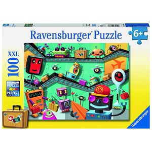 Ravensburger (10686) - "Robots" - 100 pieces puzzle