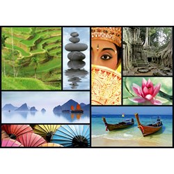 Educa (16294) - "Colors of Asia" - 1000 pieces puzzle