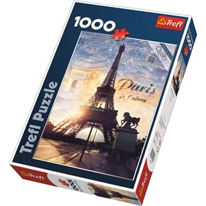Trefl (103946) - "Paris at Dawn" - 1000 pieces puzzle