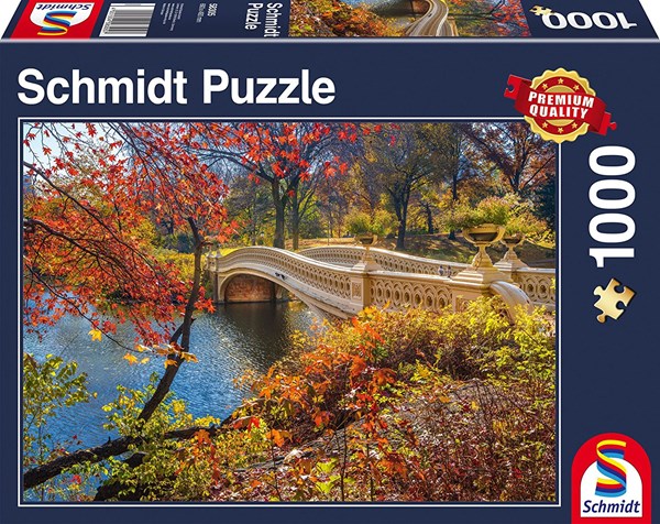 Schmidt Spiele (58305) - "Walk in Central Park New York City" - 1000 pieces puzzle