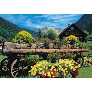 Jumbo (18335) - "Alpine Flowers" - 1000 pieces puzzle