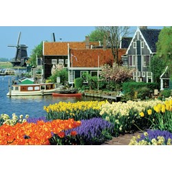 Jumbo (18336) - "Zaanse Schans, The Netherlands" - 1000 pieces puzzle