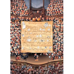 Heye (29564) - Jean-Jacques Loup: "Score" - 1000 pieces puzzle