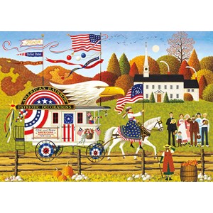 Buffalo Games (2627) - Charles Wysocki: "So Proudly We Hail" - 300 pieces puzzle