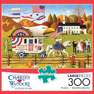 Buffalo Games (2627) - Charles Wysocki: "So Proudly We Hail" - 300 pieces puzzle