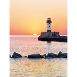 Clementoni (35003) - "Sunset to the Lighthouse" - 500 pieces puzzle