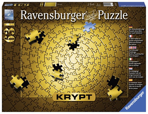 Ravensburger (15152) - "Krypt, Gold" - 600 pieces puzzle