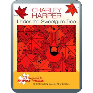 Pomegranate (AA762) - Charley Harper: "Under the Sweetgum Tree" - 100 pieces puzzle