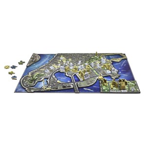4D Cityscape (40054) - "Macau, China" - 1000 pieces puzzle