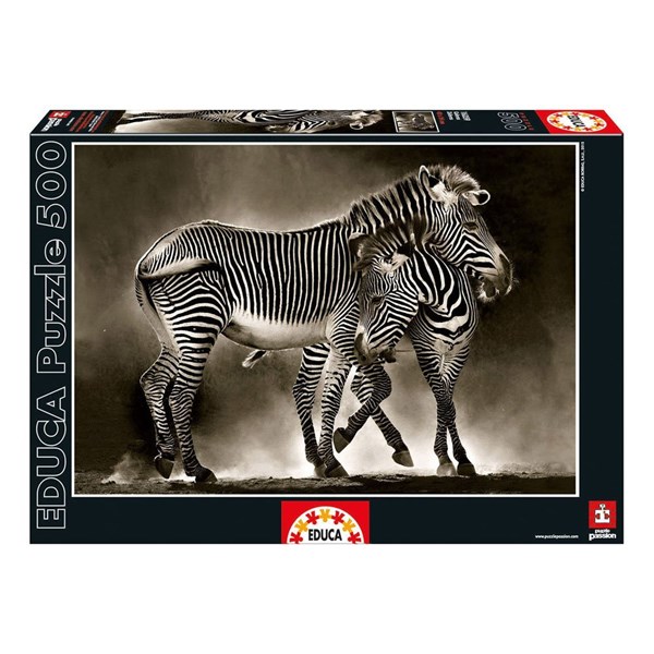 Educa (16359) - "Zebras" - 500 pieces puzzle