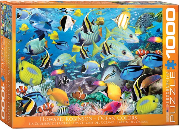 Eurographics (6000-0625) - Howard Robinson: "Ocean Colors" - 1000 pieces puzzle