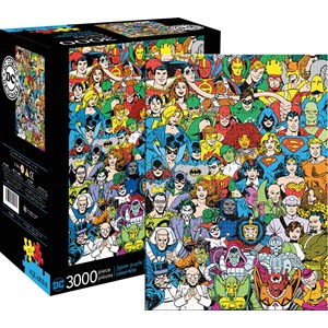 Aquarius (68502) - "DC Comics Line Up" - 3000 pieces puzzle