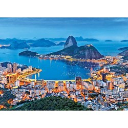 Clementoni (39258) - "Rio de Janeiro" - 1000 pieces puzzle