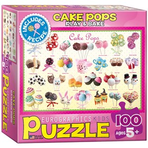 Eurographics (6100-0518) - "Cake Pops" - 100 pieces puzzle