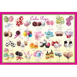 Eurographics (6100-0518) - "Cake Pops" - 100 pieces puzzle