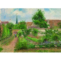 Eurographics (6000-0825) - Pissaro Camille: "Vegetable Garden Overcast Morning" - 1000 pieces puzzle