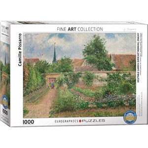 Eurographics (6000-0825) - Pissaro Camille: "Vegetable Garden Overcast Morning" - 1000 pieces puzzle