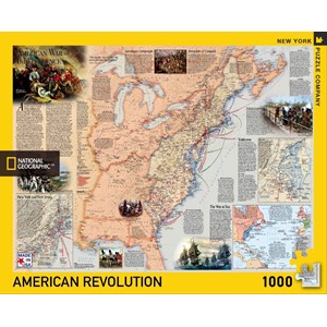 New York Puzzle Co (NPZNG1711) - "American Revolution" - 1000 pieces puzzle