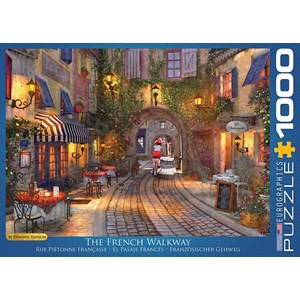 Eurographics (6000-0961) - Dominic Davison: "The French Walkway" - 1000 pieces puzzle