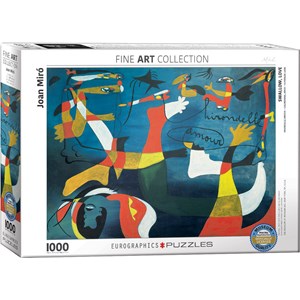 Eurographics (6000-0859) - Joan Miro: "Swallow, Love" - 1000 pieces puzzle