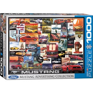 Eurographics (6000-0748) - "Ford Mustang" - 1000 pieces puzzle