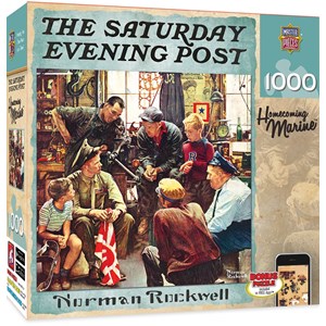 MasterPieces (71366) - Norman Rockwell: "Return to the Marin home" - 1000 pieces puzzle