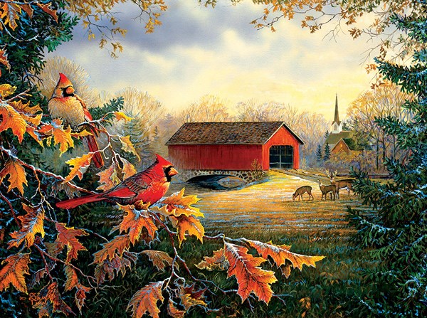 SunsOut (29184) - Sam Timm: "Red River Crossing" - 1000 pieces puzzle
