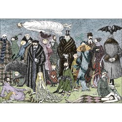 Pomegranate (AA820) - Edward Gorey: "Untitled" - 1000 pieces puzzle