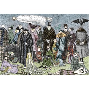Pomegranate (AA820) - Edward Gorey: "Untitled" - 1000 pieces puzzle