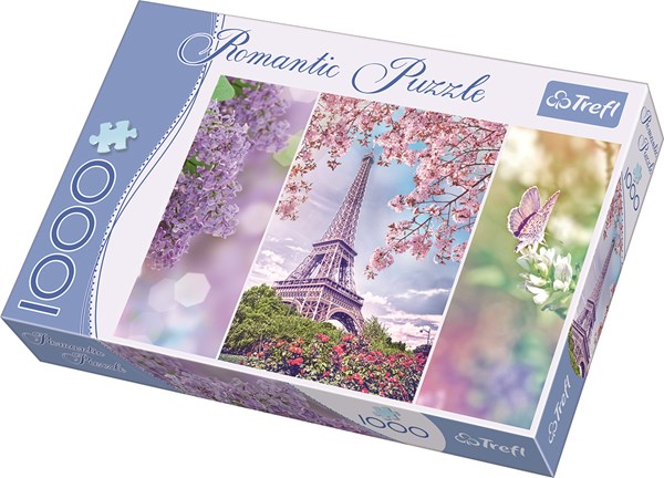 Trefl (10409) - "Romantic Spring In Paris" - 1000 pieces puzzle