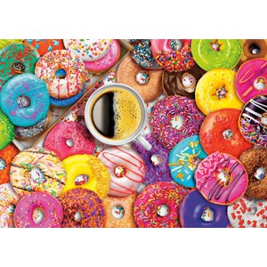 Buffalo Games (2727) - Aimee Stewart: "Coffee and Donuts" - 300 pieces puzzle