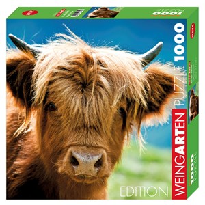 Heye (29745) - "Highland Cow" - 1000 pieces puzzle