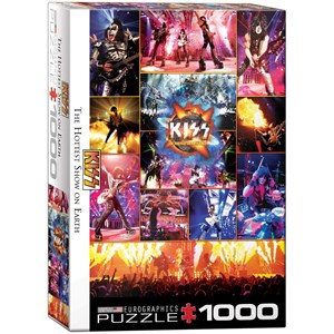 Eurographics (6000-5306) - "KISS The Hottest Show on Earth" - 1000 pieces puzzle