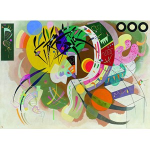 Eurographics (6000-0839) - Vassily Kandinsky: "Dominant Curve" - 1000 pieces puzzle
