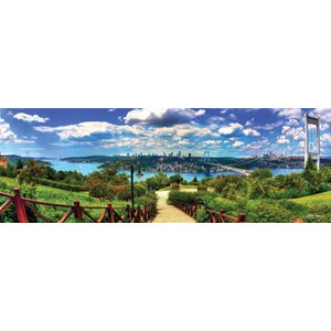 Anatolian (1028) - Sefik Bayram: "Bosphorus From Otagtepe" - 1000 pieces puzzle