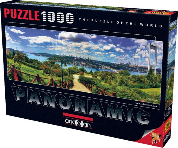 Anatolian (1028) - Sefik Bayram: "Bosphorus From Otagtepe" - 1000 pieces puzzle