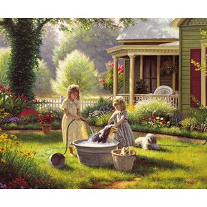 SunsOut (53011) - Mark Keathley: "Spring Cleaning" - 1000 pieces puzzle