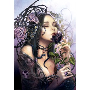 Educa (17110) - "The Midnight Rose" - 1000 pieces puzzle