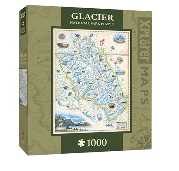 MasterPieces (71704) - Chris Robitaille: "Glacier National Park" - 1000 pieces puzzle