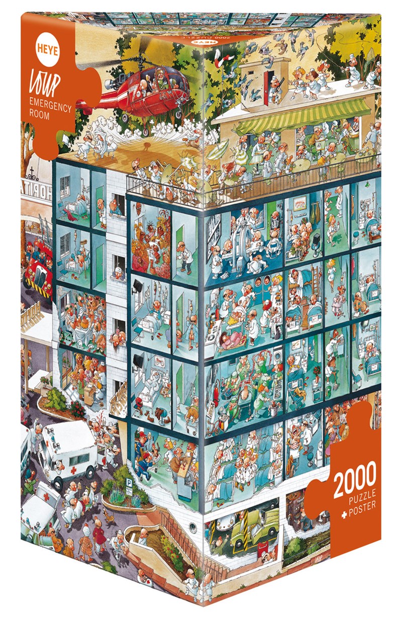 Puzzle Alpine Mountain World - 2000 pièces - Heye-30069
