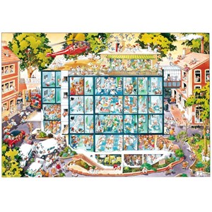 Heye (25784) - Jean-Jacques Loup: "Emergency Room" - 2000 pieces puzzle