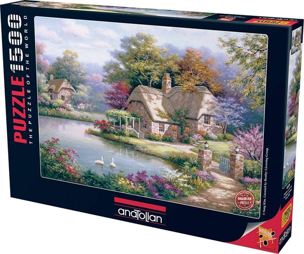 Anatolian (4529) - Sung Kim: "The Swan Cottage" - 1500 pieces puzzle